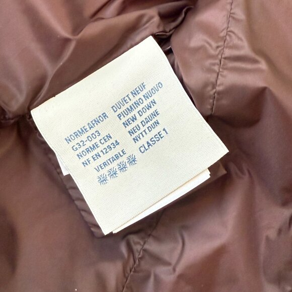 Moncler _ Eggplant Long Thin Puffer Jacket - Picture 7 of 10